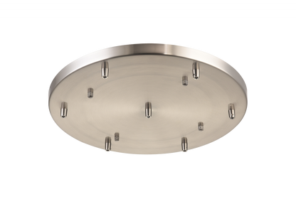 Matteo Lighting 18-in Multi Ceiling Canopy (Line Voltage) Nickel, Brushed Nickel