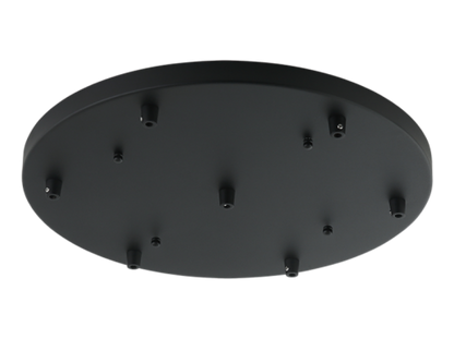Matteo Lighting 18-in Multi Ceiling Canopy (Line Voltage) Matte Black