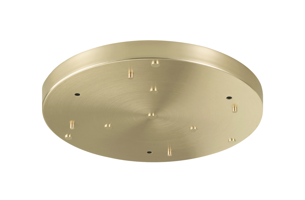 Matteo Lighting 17-in Multi Ceiling Canopy (Low Voltage) Gold, Oxidized Gold