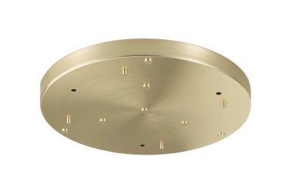 Matteo Lighting 17-in Multi Ceiling Canopy (Low Voltage) Gold, Oxidized Gold