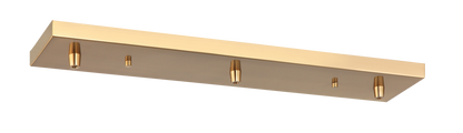 Matteo Lighting 24-in Multi Linear Ceiling Canopy (Line Voltage) Aged Gold Brass