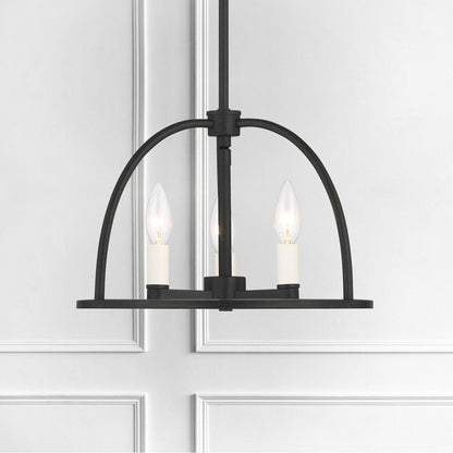Crystorama Abbott Mini Chandelier Vibrant Gold