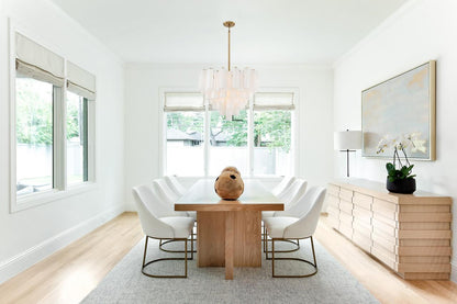 Crystorama Addis 12 Light Chandelier - Aged Brass, Tronchi Glass White 21.5"H