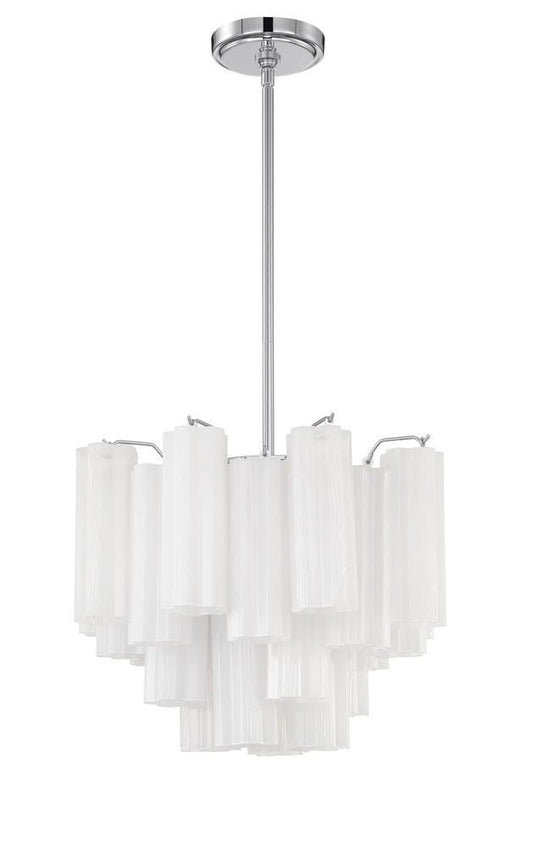 Crystorama Addis 4 Light Chandelier Polished Chrome