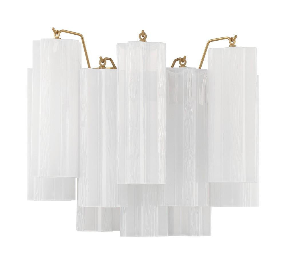 Crystorama Addis Wall Sconce Polished Chrome