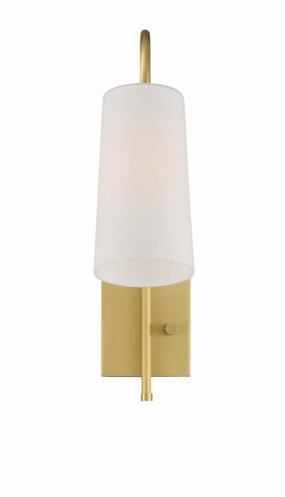 Crystorama Alexa Task Light - Aged Brass 18.5"H