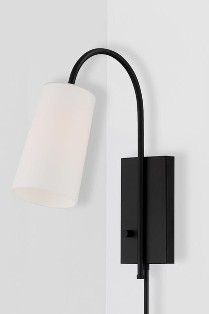 Crystorama Alexa Task Light - Matte Black 18.5"H