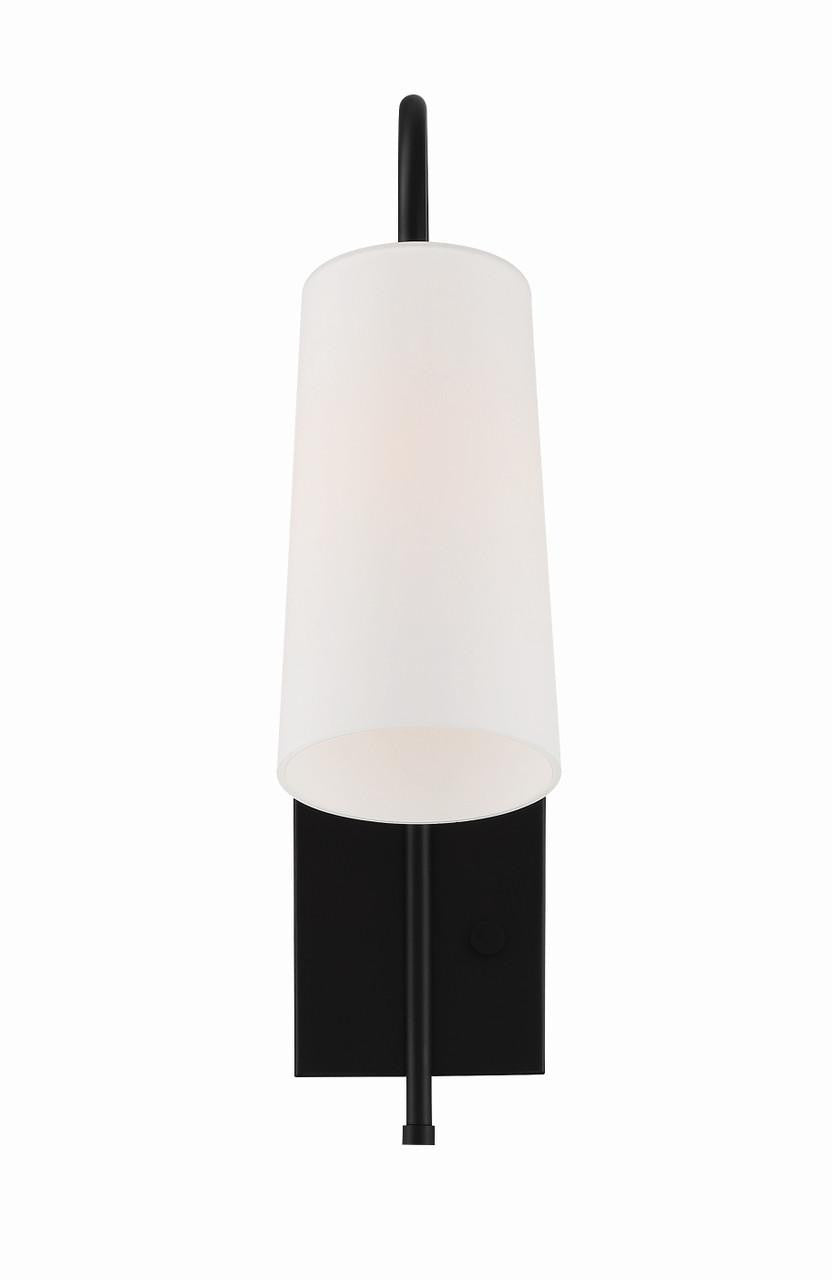 Crystorama Alexa Task Light - Matte Black 18.5"H