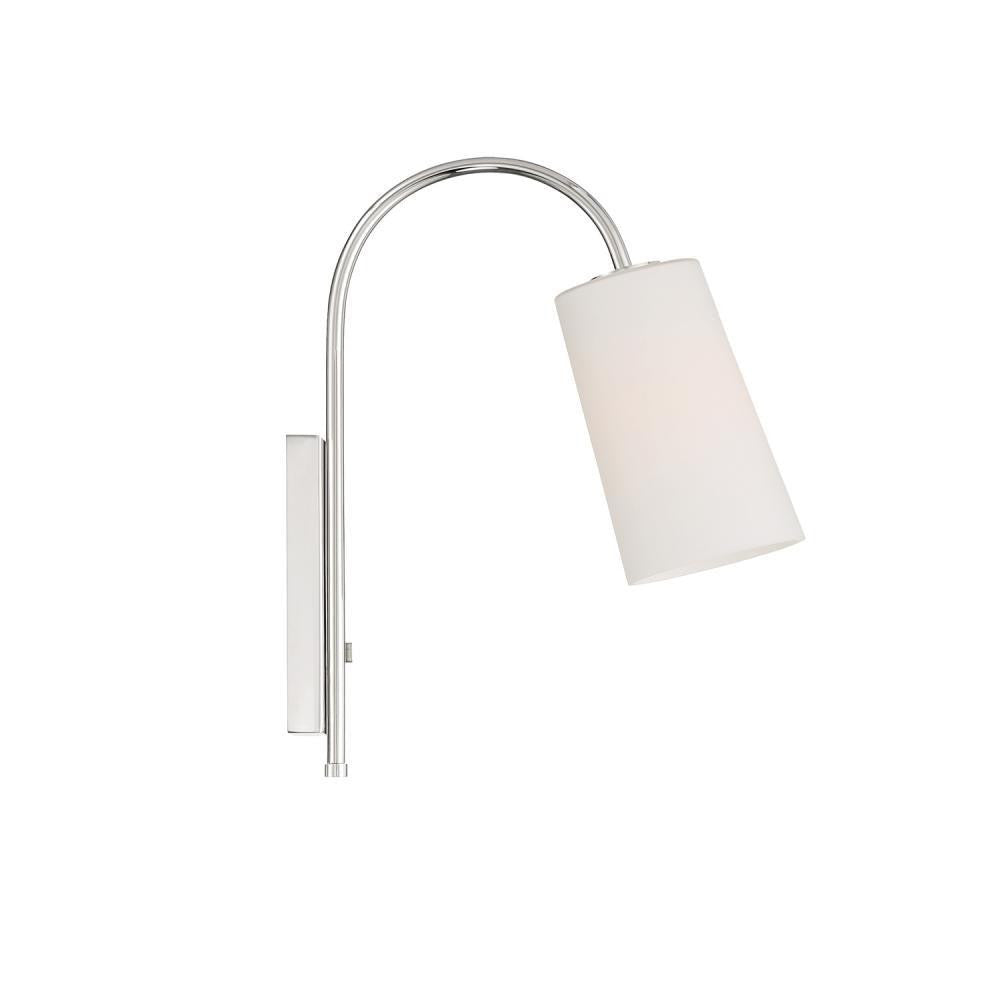 Crystorama Alexa Task Light - Polished Nickel 18.5"H