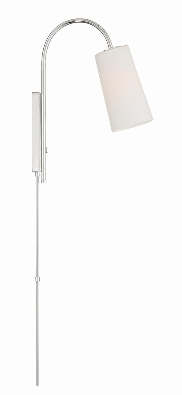 Crystorama Alexa Task Light - Polished Nickel 18.5"H