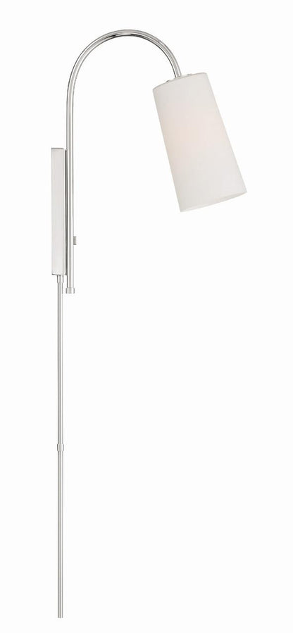 Crystorama Alexa Task Light - Polished Nickel 18.5"H