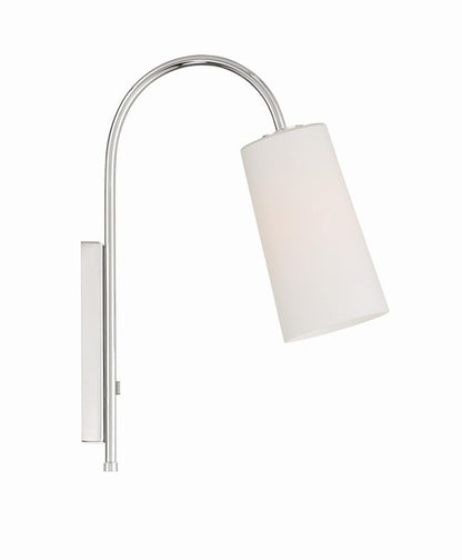 Crystorama Alexa Task Light - Polished Nickel 18.5"H
