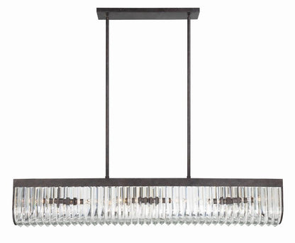 Crystorama Alister Chandelier Charcoal Bronze