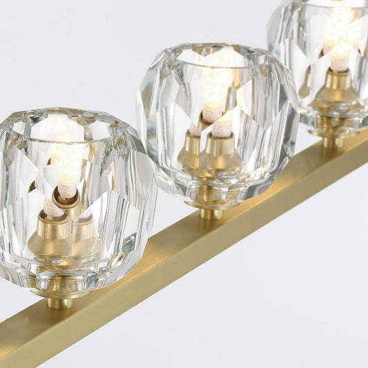 Crystorama Aragon LED Chandelier Soft Brass