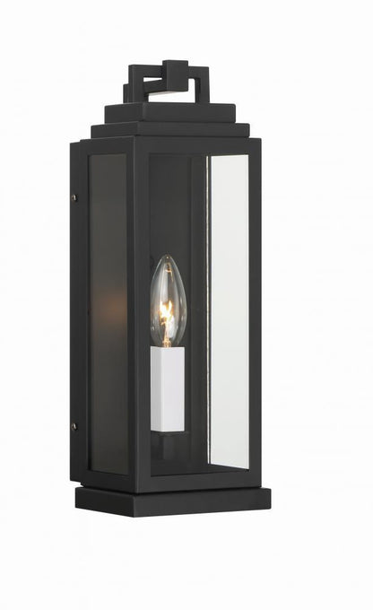 Crystorama Aspen Wall Sconce Matte Black