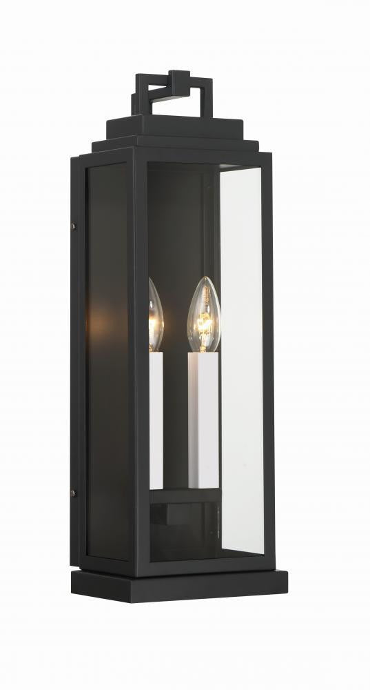 Crystorama Aspen Wall Sconce Matte Black