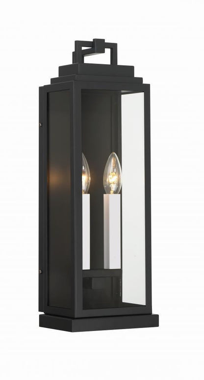 Crystorama Aspen Wall Sconce Matte Black