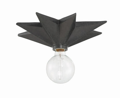 Crystorama Astro Wall Sconce - Black 12"H