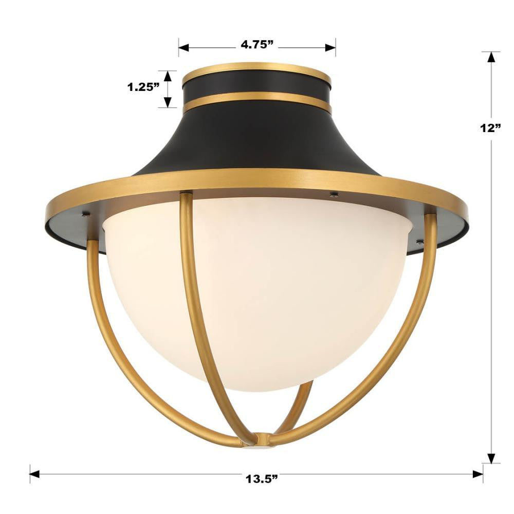 Crystorama Atlas Semi Flush Mount