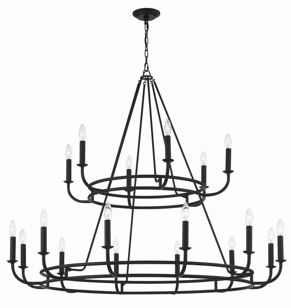 Crystorama Bailey Chandelier Polished Nickel