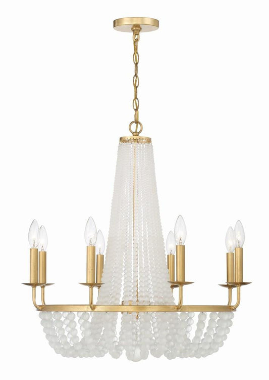 Crystorama Bella Chandelier Antique Gold