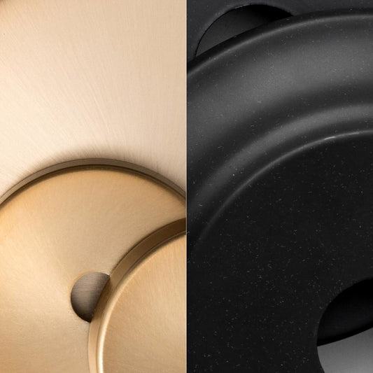 Crystorama Brent Wall Sconce - Matte Black, Vibrant Gold 15"H