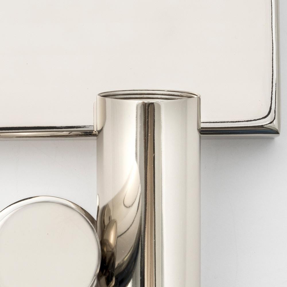 Crystorama Brent Wall Sconce - Polished Nickel 10"H