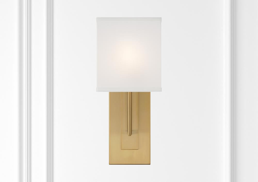 Crystorama Brent Wall Sconce - Vibrant Gold 15"H