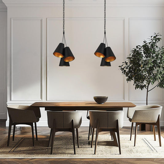 Crystorama Alston 3 Light Pendant Matte White, Antique Gold