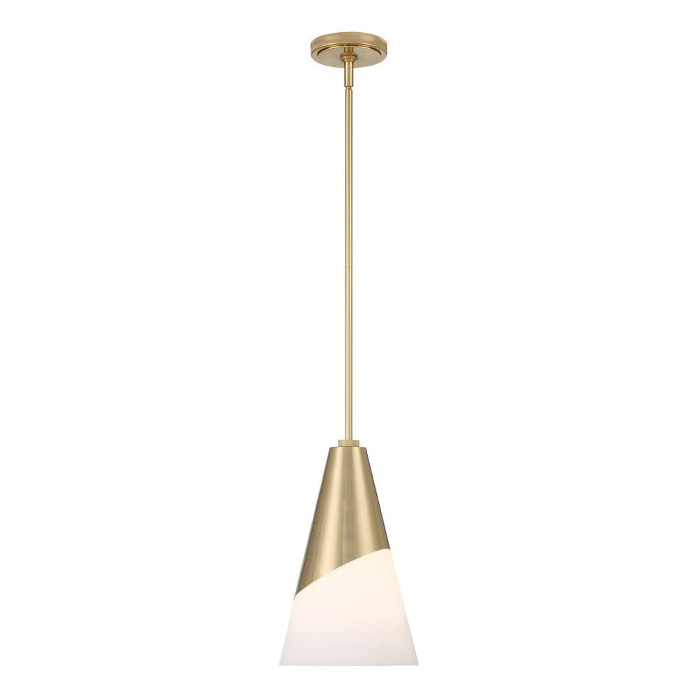 Crystorama Tori 1 Light Pendant Vibrant Gold