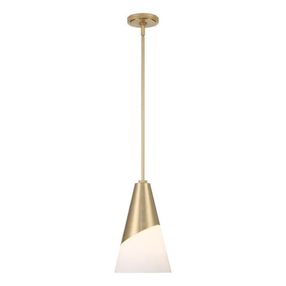 Crystorama Tori 1 Light Pendant Vibrant Gold