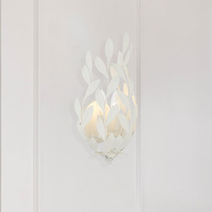Crystorama Broche 1 Light Matte White Sconce, Crystorama 561-MT 2NYDU