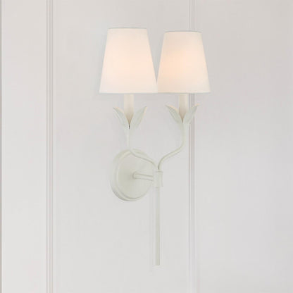Crystorama Broche 2 Light Sconce Antique Silver