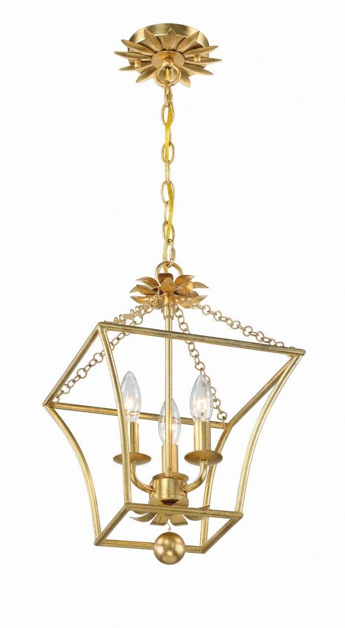 Crystorama Broche Mini Chandelier 4 Light