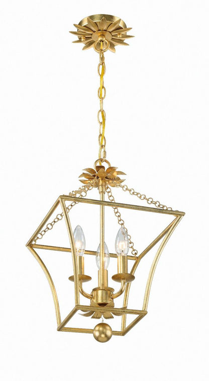 Crystorama Broche Mini Chandelier 4 Light