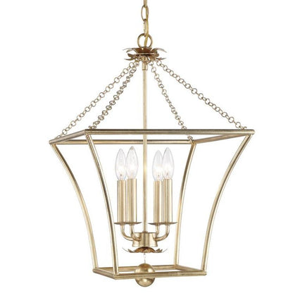 Crystorama Broche Mini Chandelier 4 Light