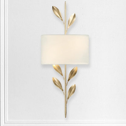 Crystorama Broche Wall Sconce - Antique Gold 24"H