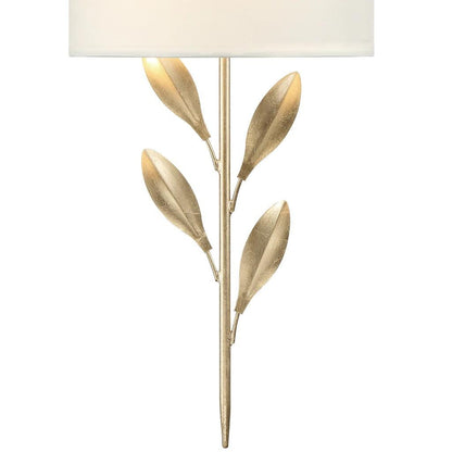 Crystorama Broche Wall Sconce - Antique Gold 24"H