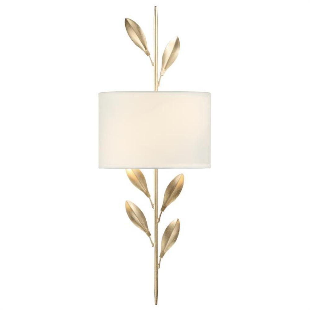 Crystorama Broche Wall Sconce - Antique Gold 24"H