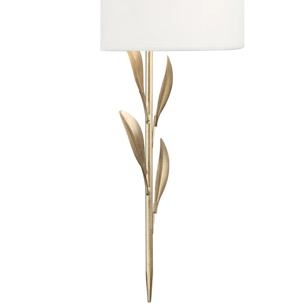 Crystorama Broche Wall Sconce - Antique Gold 24"H