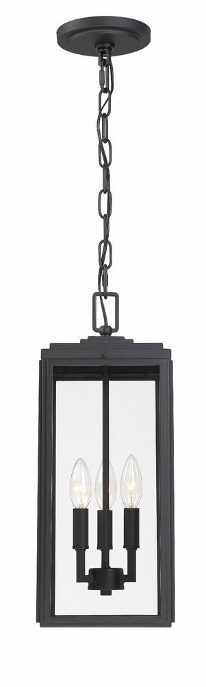 Crystorama Byron Pendant Matte Black