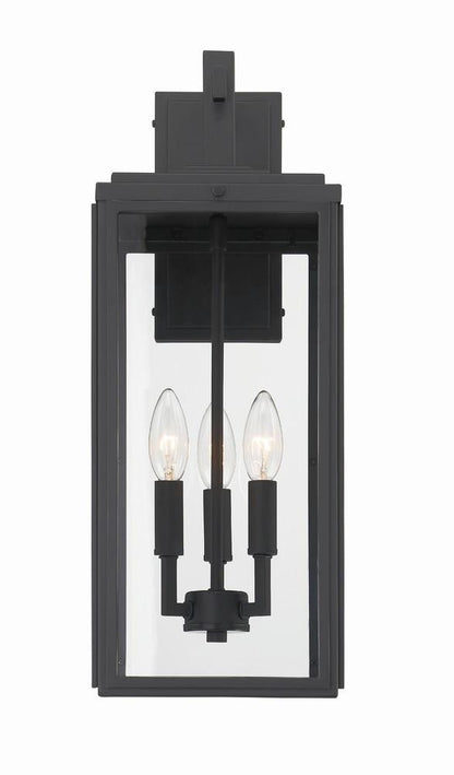 Crystorama Byron Wall Sconce Matte Black