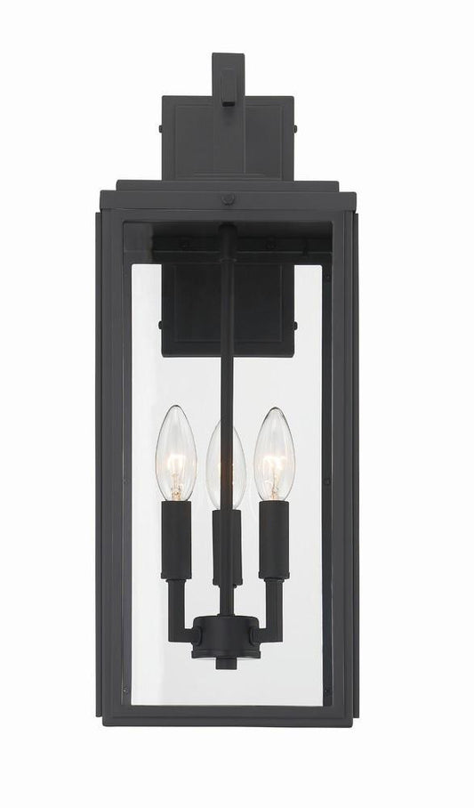 Crystorama Byron Wall Sconce Matte Black