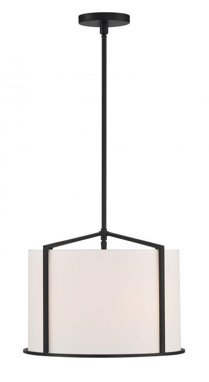 Crystorama Carlyn Mini Chandelier Black