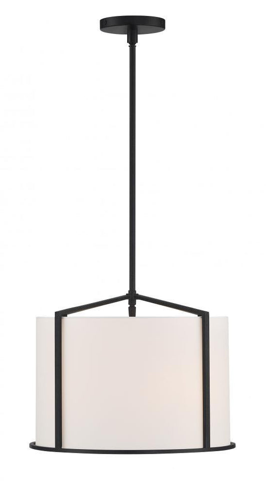 Crystorama Carlyn Mini Chandelier Black