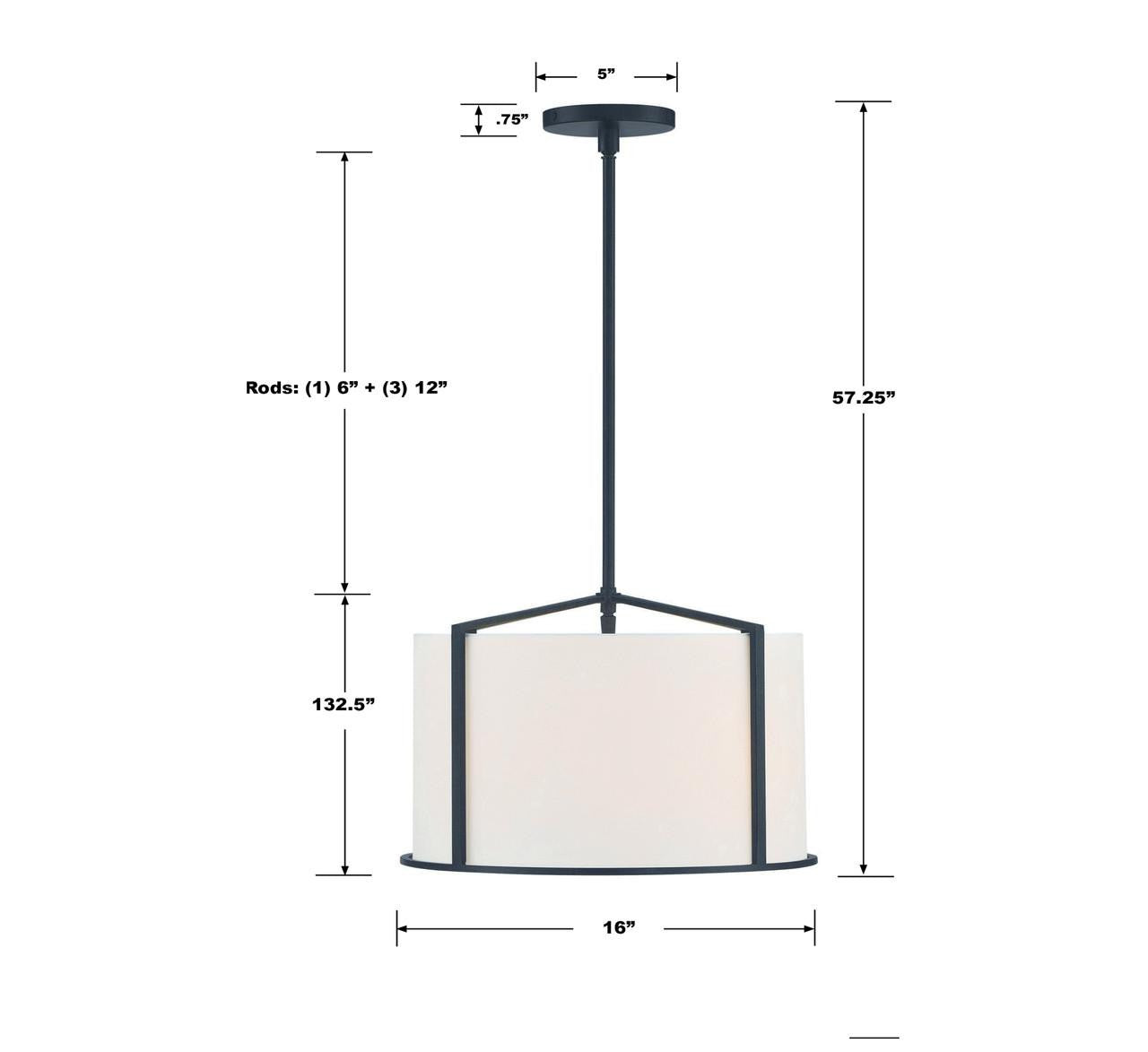 Crystorama Carlyn Mini Chandelier