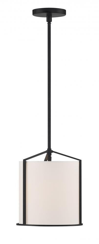 Crystorama Carlyn Mini Pendant Black