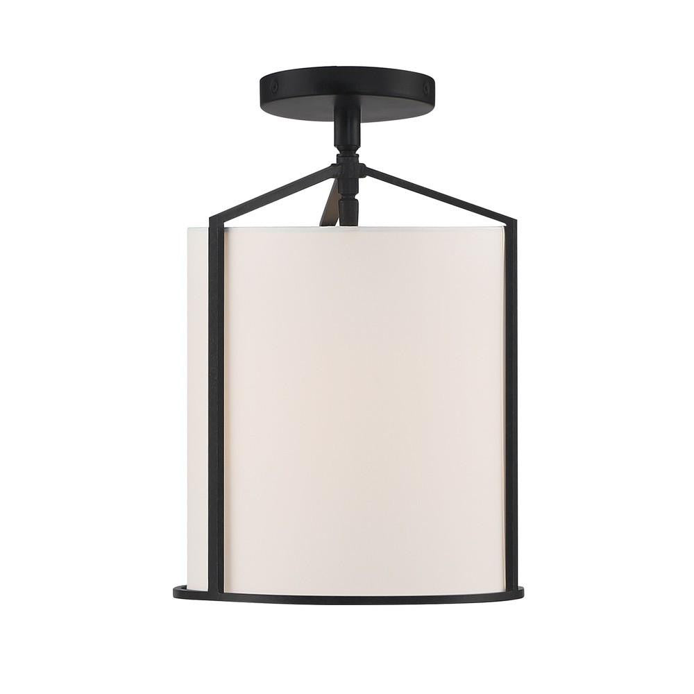 Crystorama Carlyn Semi Flush Mount