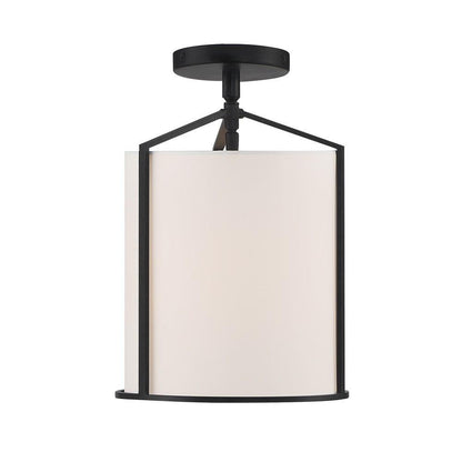 Crystorama Carlyn Semi Flush Mount