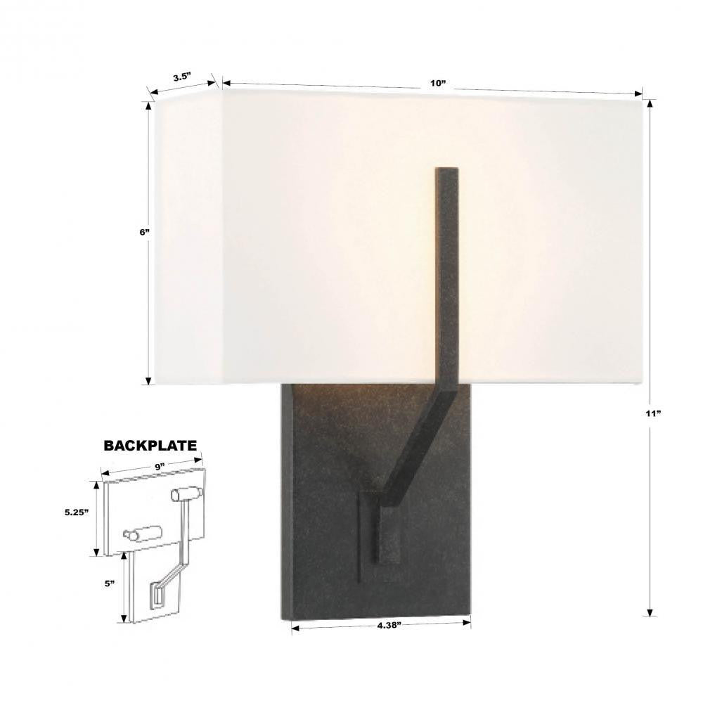 Crystorama Carlyn Wall Sconce